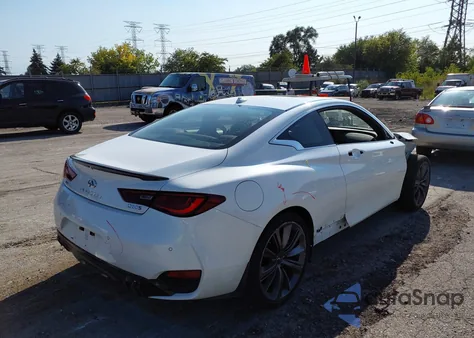 2021 Infiniti Q60 Red Sport 400 Awd из США, поврежденный, VIN JN1FV7LLXMM560197